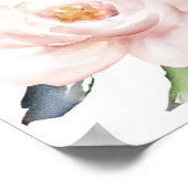 グリーナリーフローラフレームキンセアニラウェルカムサイン ポスター (角)