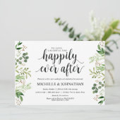 グリーナリーポスト結婚ズブランチ招待状カード 招待状 (スタンド正面)