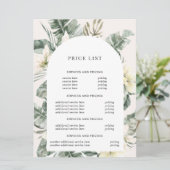 グリーナリーモダンボホアーチ |価格フライヤー (スタンド正面)