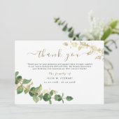 グリーナリーモダンユーカリ葬儀ありがとう カード (スタンド正面)