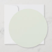 グリーナリーユーカリブライダルシャワーサークルメニュー 招待状 (裏面)