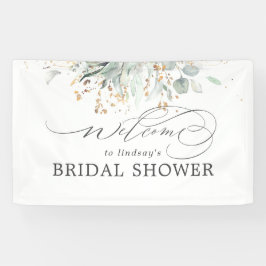 グリーナリーユーカリブライダルシャワー歓迎 横断幕