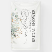 グリーナリーユーカリブライダルシャワー歓迎 横断幕 (縦)