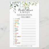 グリーナリーユーカリブライダルシャワー絵文字の絵 チラシ (正面)