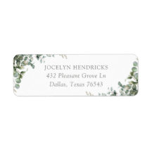 グリーナリーユーカリプタスベビーシャワー差出人住所