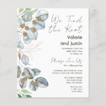 グリーナリーユーカリプトゥスセージ駆け落ち披露宴