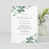 グリーナリーユーカリ文字ブライダルシャワー 招待状 (スタンド正面)