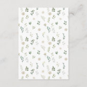 グリーナリーユーカリ結婚フローラ詳細カード エンクロージャーカード (裏面)