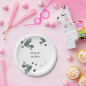 グリーナリーユーカ結婚リ紙プレート ペーパープレート (パーティー)