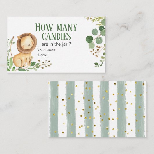 グリーナリーライオンベビーどれだけのキャンディズエンクロージャカード エンクロージャーカード (正面/裏面)