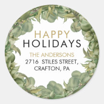 グリーナリーリースハッピーホリデーズ差出人住所