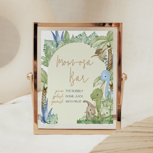 グリーナリー恐竜ベビーシャワーマママオサバー ポスター