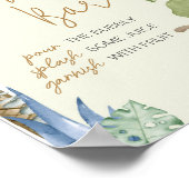 グリーナリー恐竜ベビーシャワーマママオサバー ポスター (角)