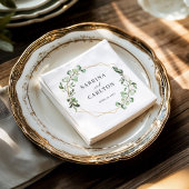 グリーナリー葉ユカリ結婚プス スタンダードカクテルナプキン