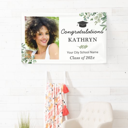 グリーナリー葉ユーカリス卒業記念会写真 横断幕 (インサイチュ)