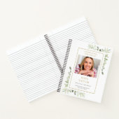 グリーナリー葬儀記念お祝いゲストブック ノートブック (内部)