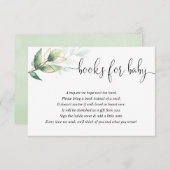 グリーナリー製の本のベビー格納車 エンクロージャーカード (正面/裏面)