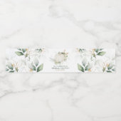 グリーナリー金ゴールドカボチャ秋ブライダルシャワーの恩恵 ペットボトルラベル (シングルラベル)