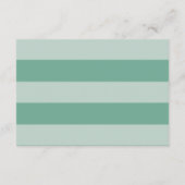 グリーナリー ウェディング レセプション カード (裏面)