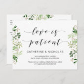 グリーナリー・ブモダンラック結婚の延期 ポストカード (正面/裏面)