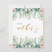 グリーナリー・マザーズデイ・グリーティングカード ノートカード (正面)