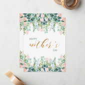 グリーナリー・マザーズデイ・グリーティングカード ノートカード (正面/裏面インサイチュ)