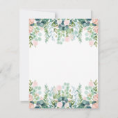 グリーナリー・マザーズデイ・グリーティングカード ノートカード (裏面)