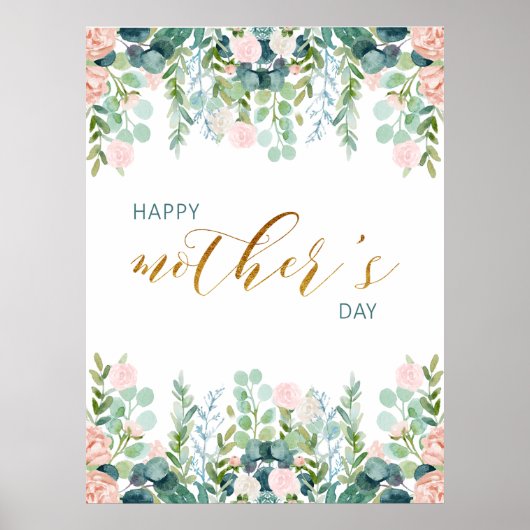 グリーナリー・マザーズデイ・グリーティングカード ポスター (正面)