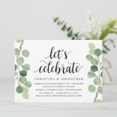 グリーナリー・ユーカリ結婚プタスの駆け落ちパーティー 招待状 (スタンド正面)