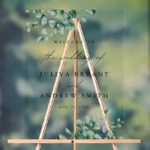 グリーナリー・ユーカリ結婚プタス脚本の歓迎 アクリルサイン (ニュートラル)