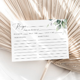 グリーナリー、ユーカリ離れス、ブライダルシャワーレシピ