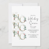 グリーニエレガントリー金ゴールドホリディソーリー 招待状 (正面)