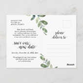 『グリーニー』、計画のひねり、結婚延期 ポストカード (裏面)