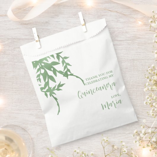 グリーネエレガントリーキンセアニラ フェイバーバッグ (クリップ留めされた状態)