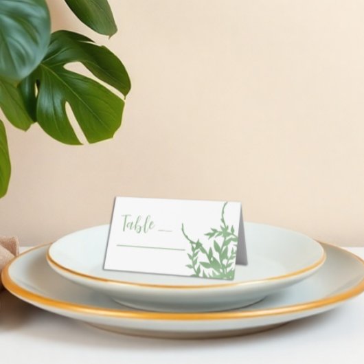 グリーネエレガントリーキンセアニラ プレイスカード