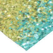 グリーミングレインボーグリッタースワール テーブルクロス (アングル)