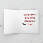 グリームジェイクがハッピーバースデーへ カード (内部)