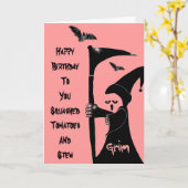 グリームジェイクがハッピーバースデーへ カード (黄色い花)