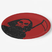 グリームリペーパーグリッターハロウィン ペーパープレート (アングル)