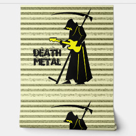 グリームリーパーギター☠️ゴシックスカル💀デザイン 壁紙