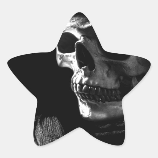 グリームリーパースカル 星シール (正面)