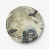 グリームリーパーハローウィンパーティ紙プレート ペーパープレート (正面)