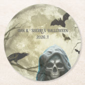 グリームリーパーハローウィンパーティ ラウンドペーパーコースター (正面)