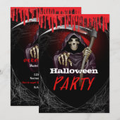 グリームリーパー血ハローウィンパーティ 招待状 (正面/裏面)