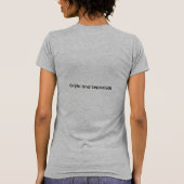 グリーラとレッパルディのTシャツ Tシャツ (裏面)
