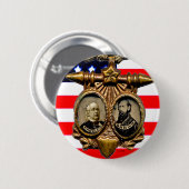 グリーリーブラウン-ボタン 缶バッジ (正面&裏面)