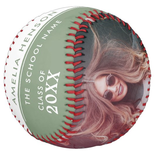 グリーンおめでとうございます卒業2写真 ソフトボール (アングル)