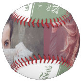 グリーンおめでとうございます卒業2写真 ソフトボール (正面)