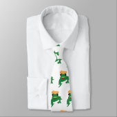 グリーンおもしろいカエルキャラクター ネクタイ (タイ)