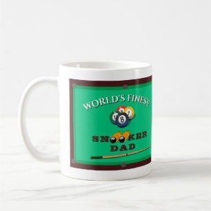 グリーンおもしろいプールテーブルスヌーカーパパ父の日 コーヒーマグカップ